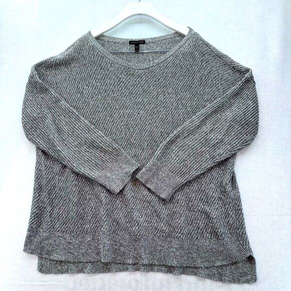 Women’s Eileen Fisher Linen Blend Sweater Grey size Large - Picture 1 of 4